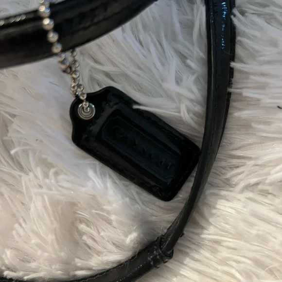 EUC COACH SIGNATURE STRIPE DRAWSTRING TOTE CARRYALL HANDBAG SATCHEL D1481-F29064